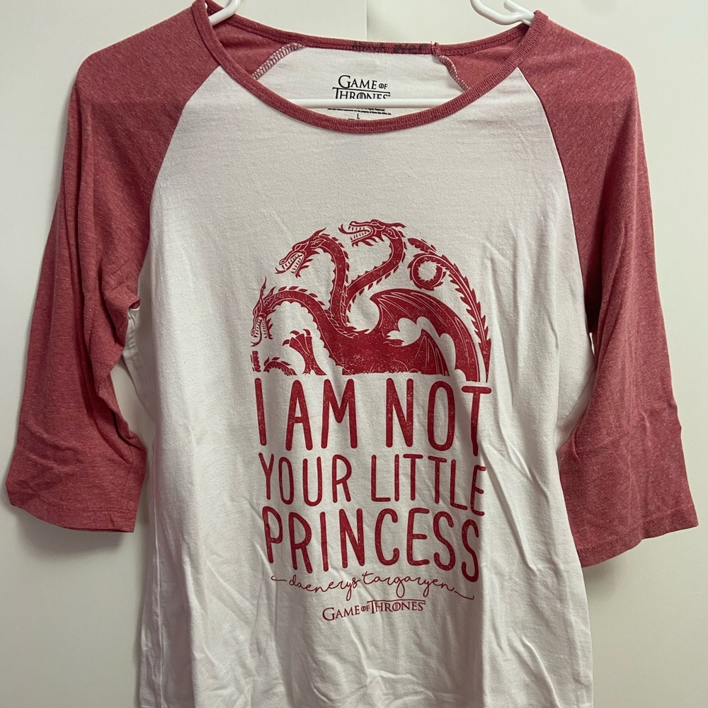 Game of Thrones 3/4 sleeve graphic tee